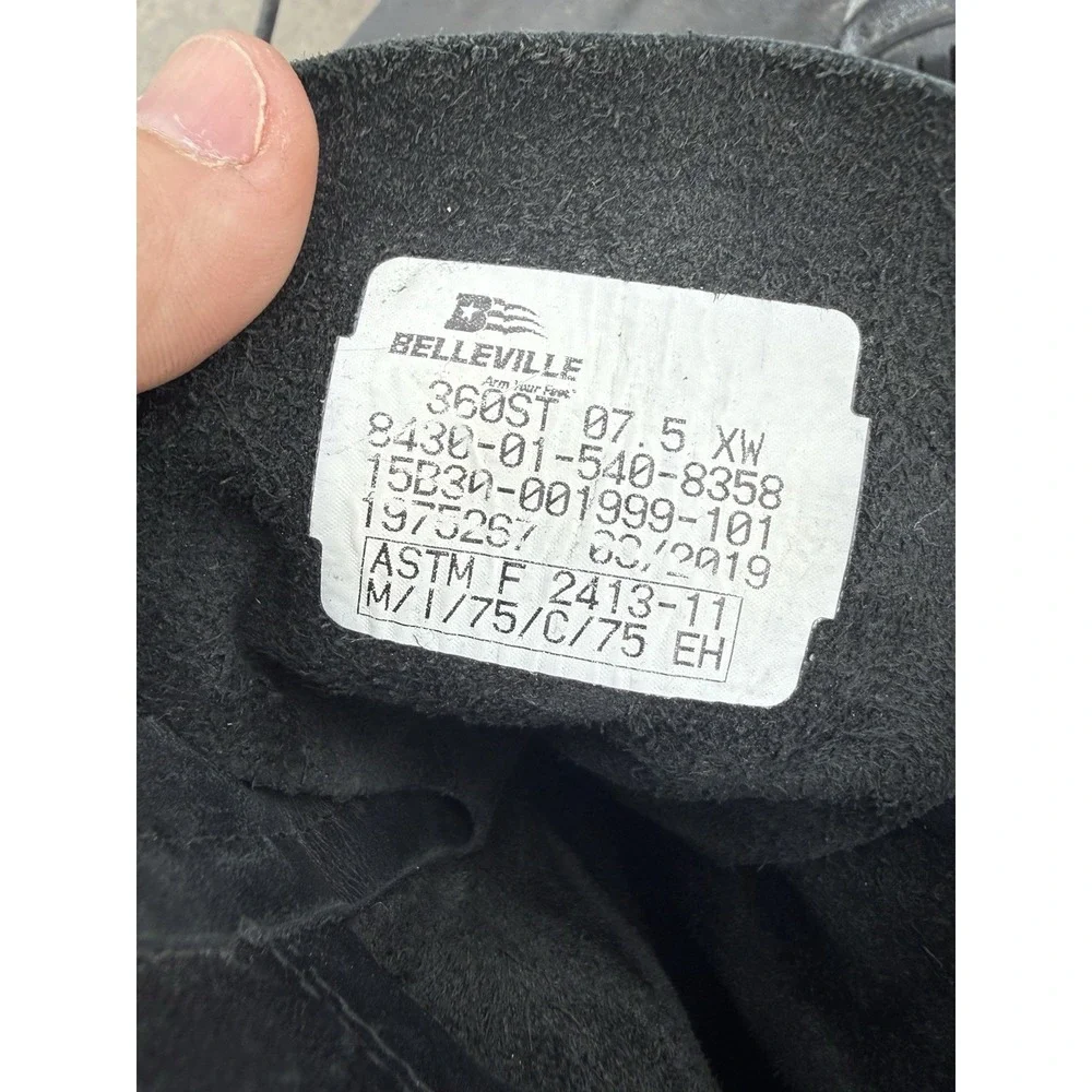 Belleville 360ST Steel Toe Tactical Boots Vibram Sole Mens 7.5W USA - Picture 8 of 8